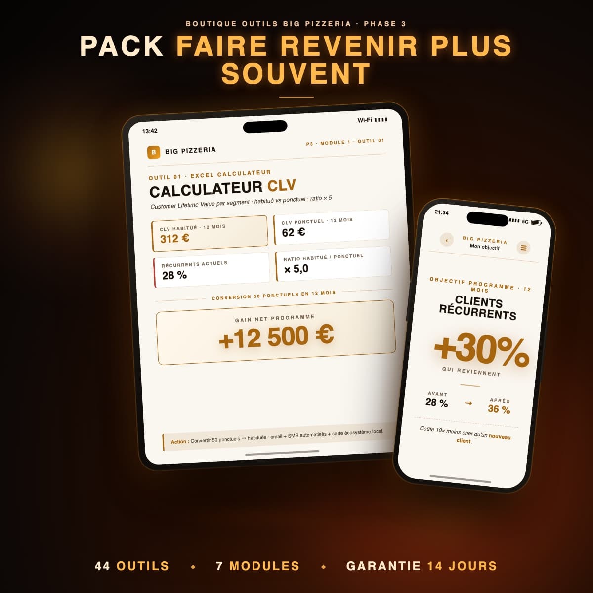 Pack Faire Revenir Plus Souvent